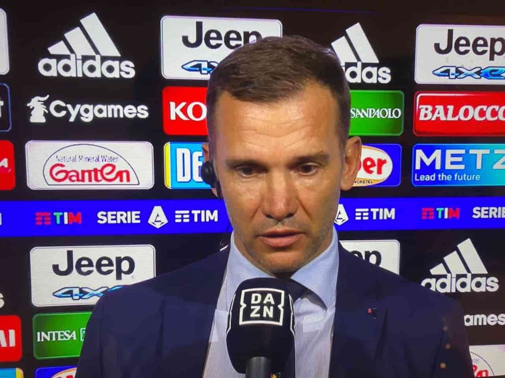 Shevchenko dopo Juventus-Genoa a Dazn