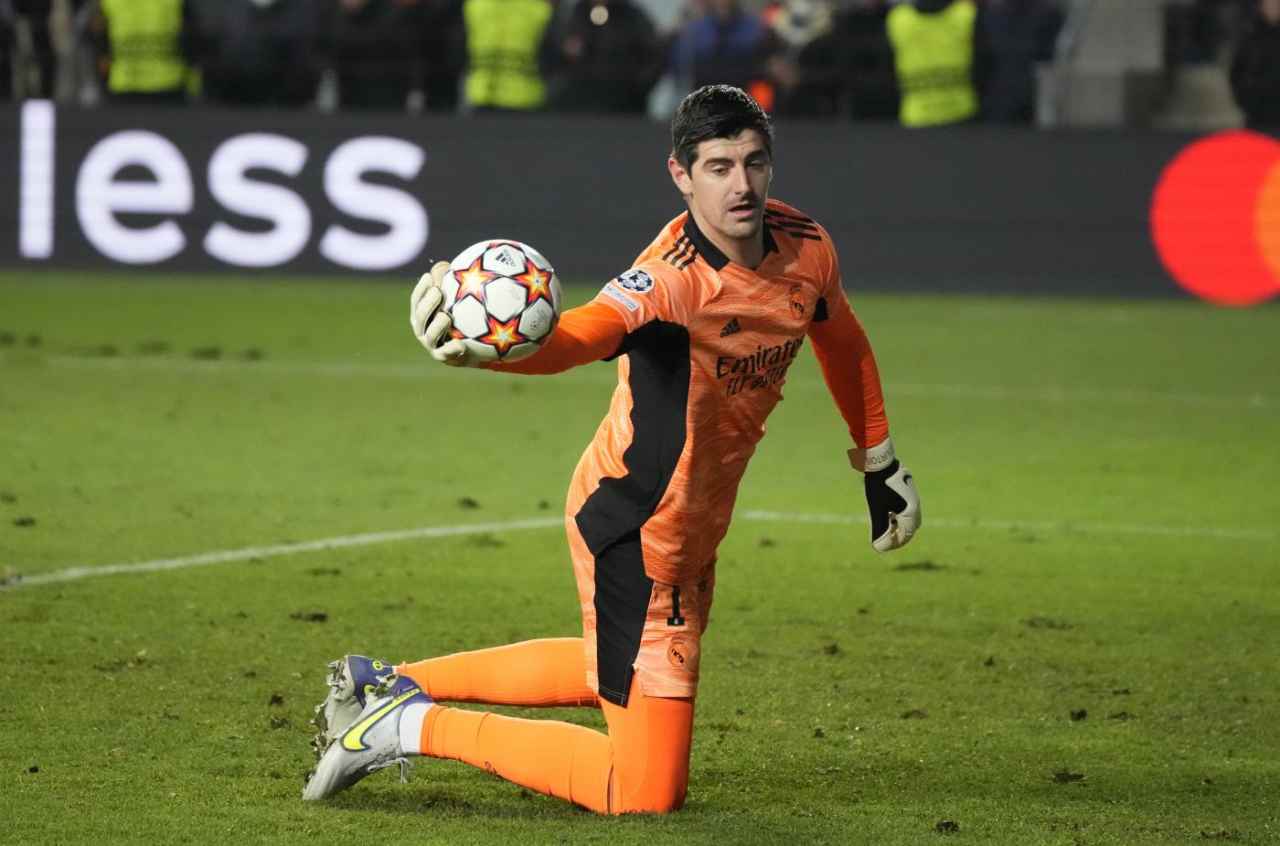 courtois juventus calciomercato real madrid