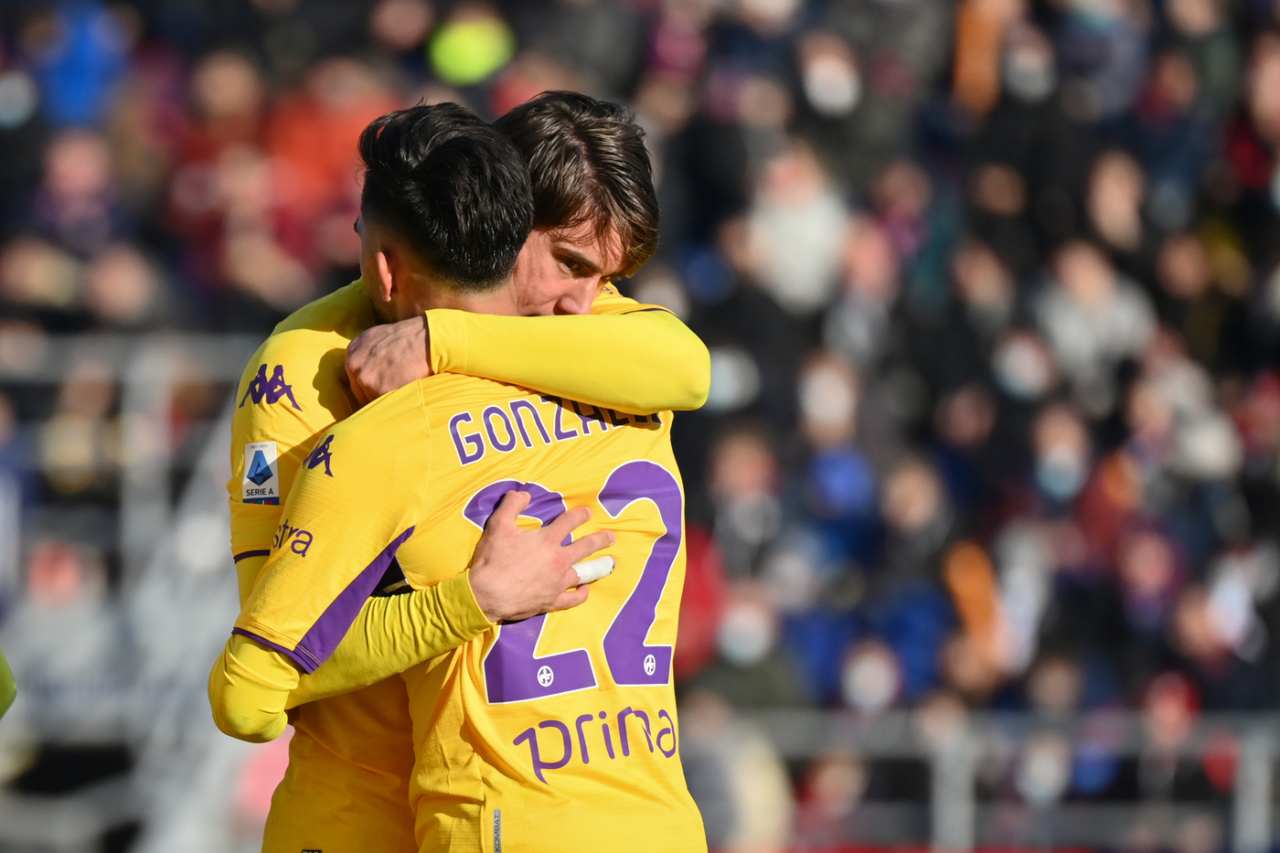 gonzalev vlahovic fiorentina bologna