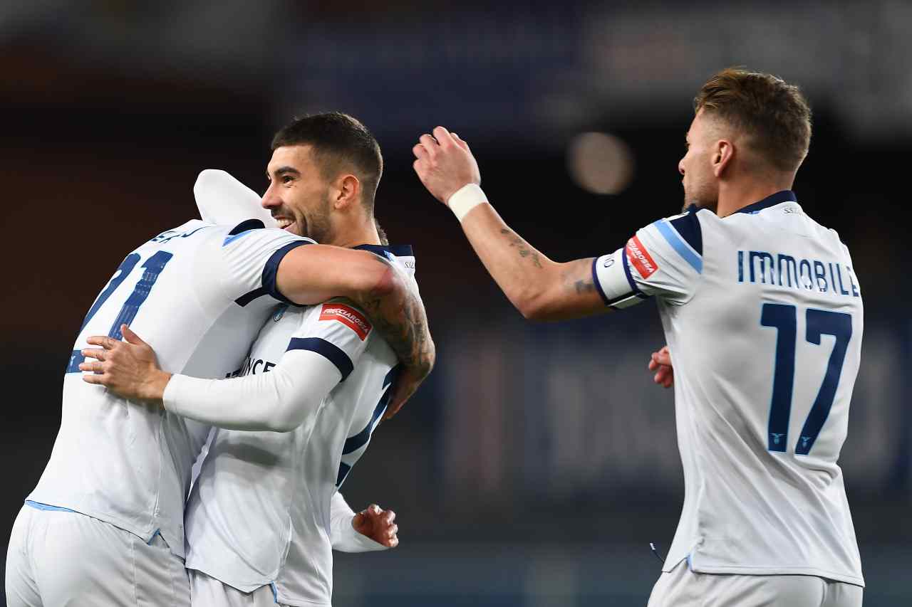 PAGELLE e TABELLINO di Sampdoria-Lazio 1-3