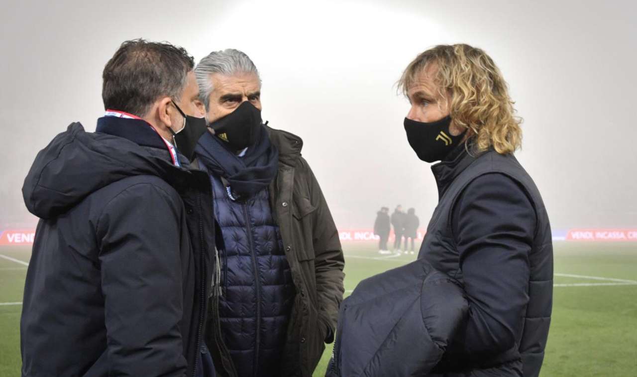 Nedved, Arrivabene e Cherubini