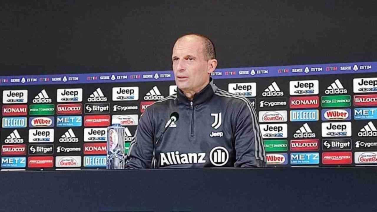 Roma-Juventus, conferenza stampa Allegri