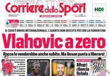 Corriere dello Sport, la prima pagina del 15 gennaio 2022