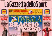 Gazzetta dello Sport, la prima pagina del 15 gennaio-2022