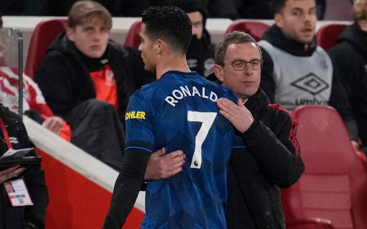 Calciomercato, Ronaldo furioso con Rangnick al cambio | Lo United ha un problema