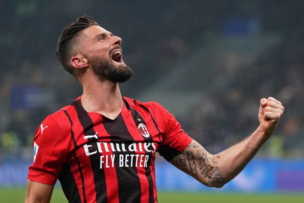 Serie A, Inter-Milan 1-2 | Giroud eroe rossonero, riapre la corsa scudetto