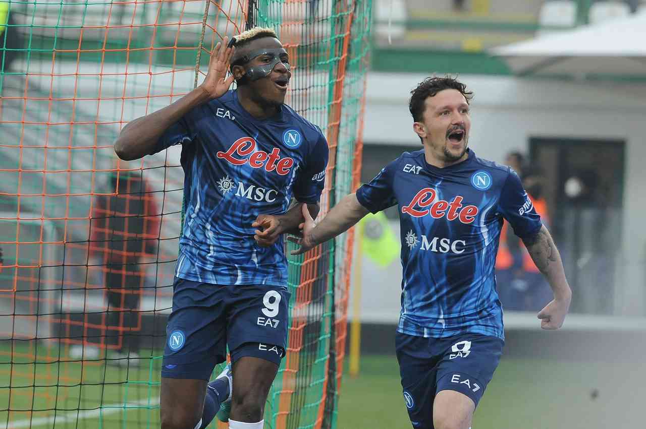 Venezia-Napoli, Osimhen in gol