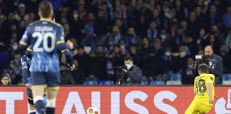 Il momento del gol di Jordi Alba