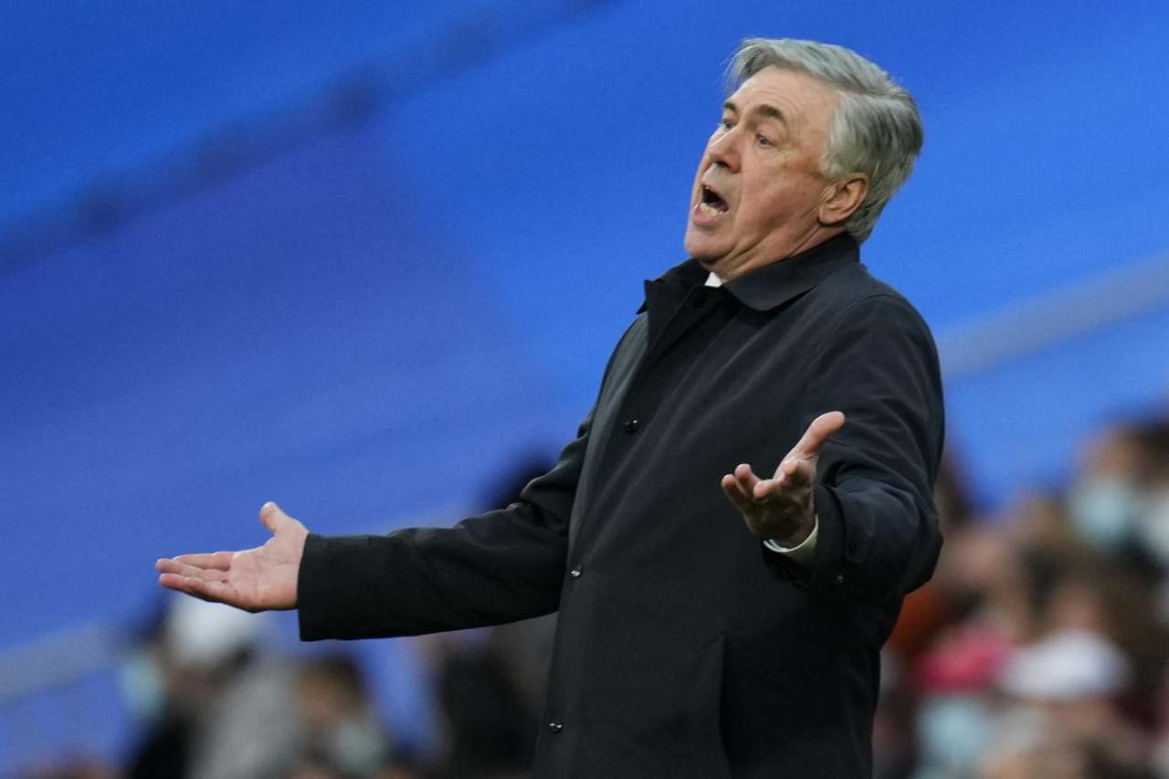 Florentino Perez pensa all'addio di Ancelotti 