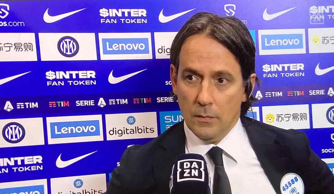 Simone Inzaghi a DAZN dopo Inter-Sassuolo