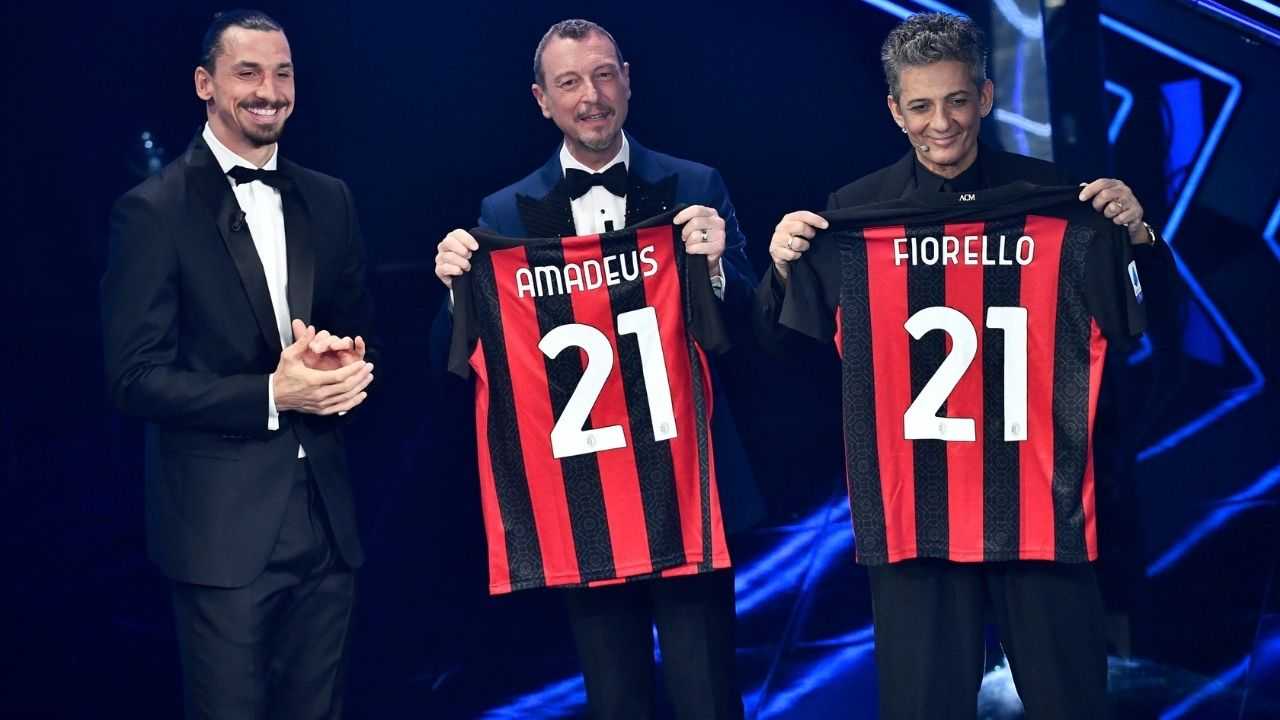 Amadeus con Tomba e Ibrahimovic