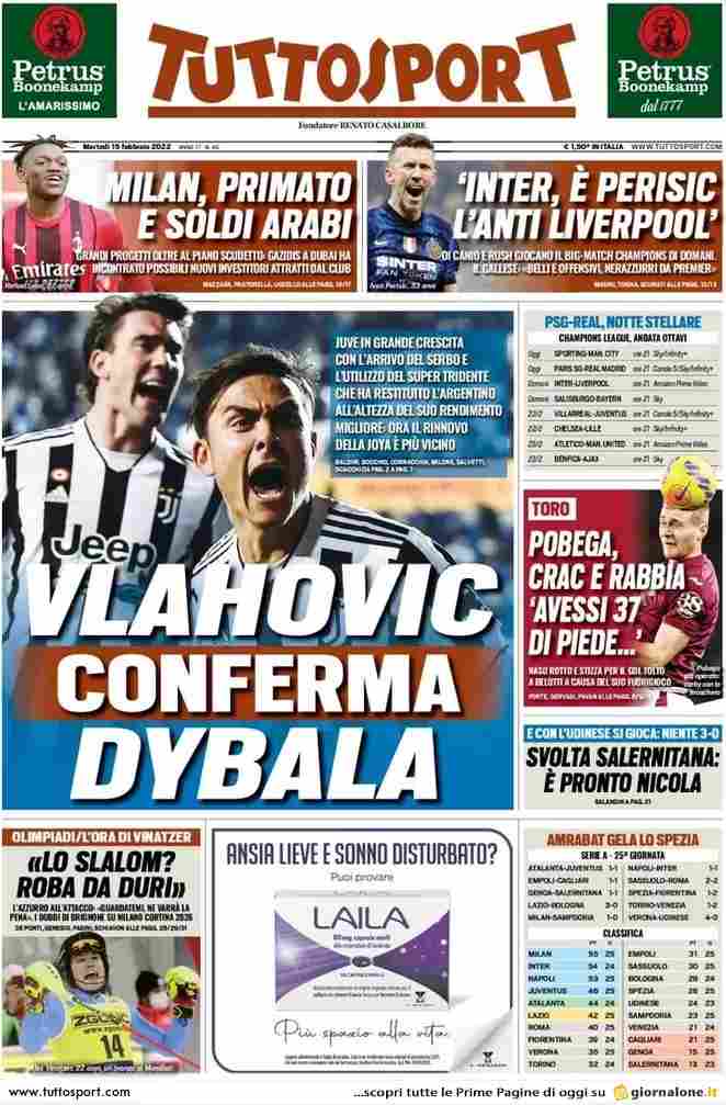 Tuttosport | Vlahovic conferma Dybala