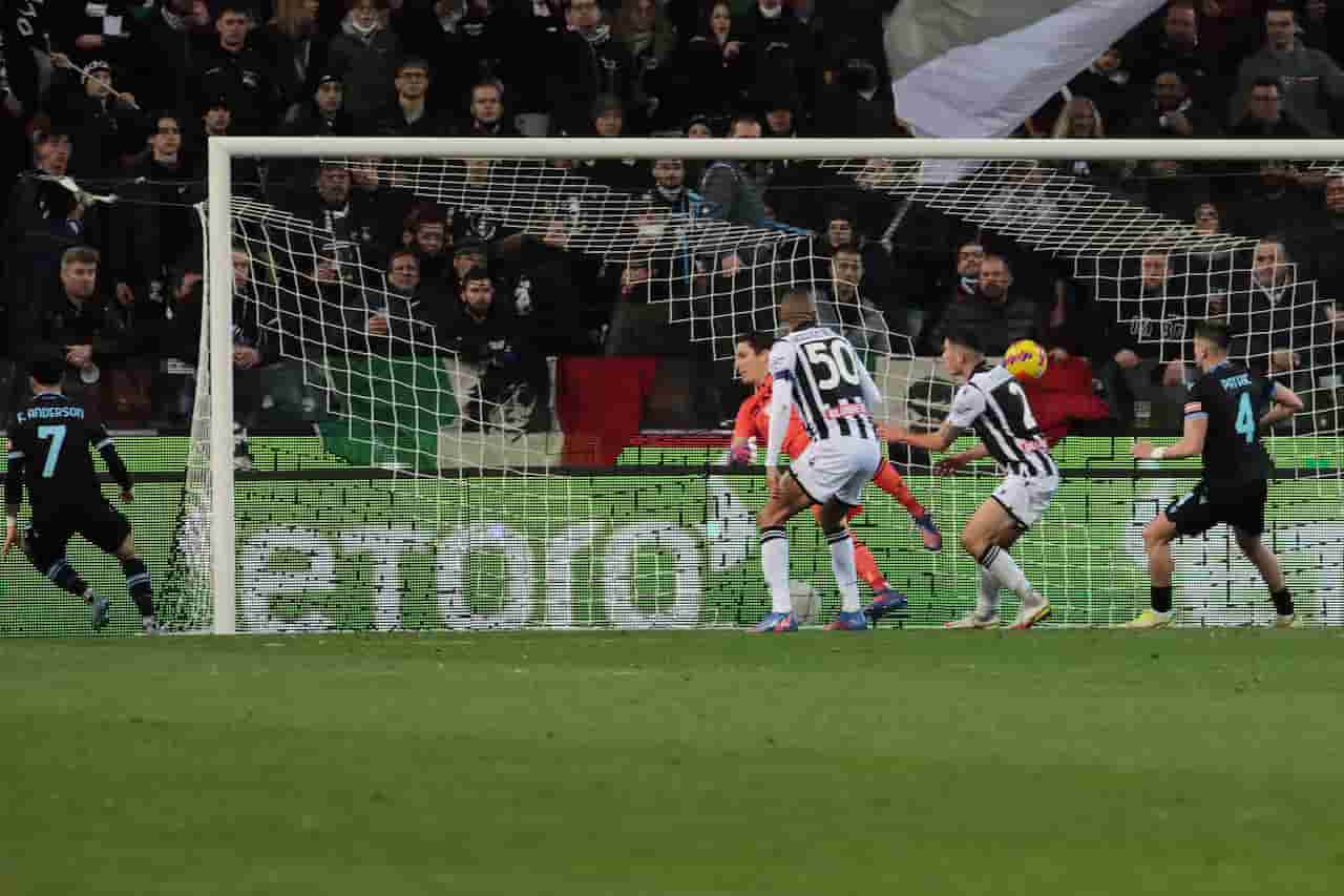 Udinese-Lazio 1-1: Anderson non basta - 20220220 - calciomercato.it