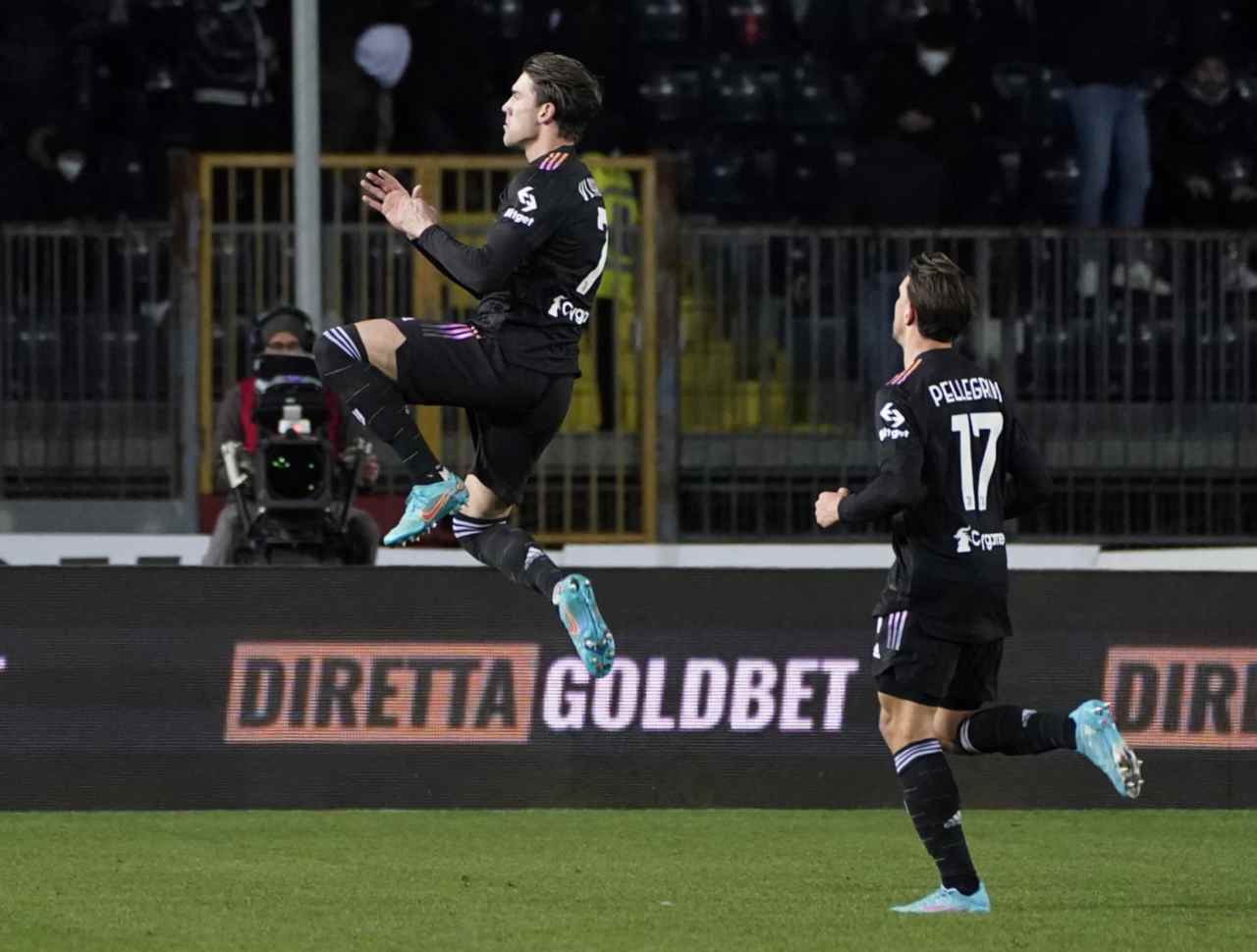 Empoli-Juventus, Vlahovic inarrestabile 
