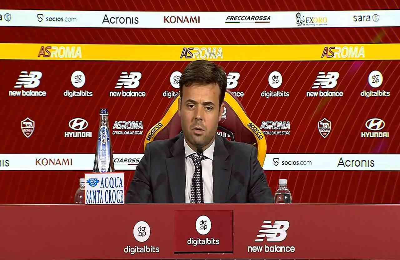 Calciomercato Roma, le parole di Tiago Pinto in conferenza stampa
