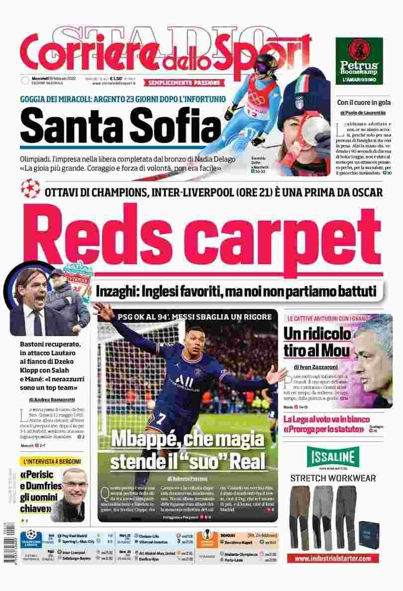 Corriere dello Sport, Reds carpet