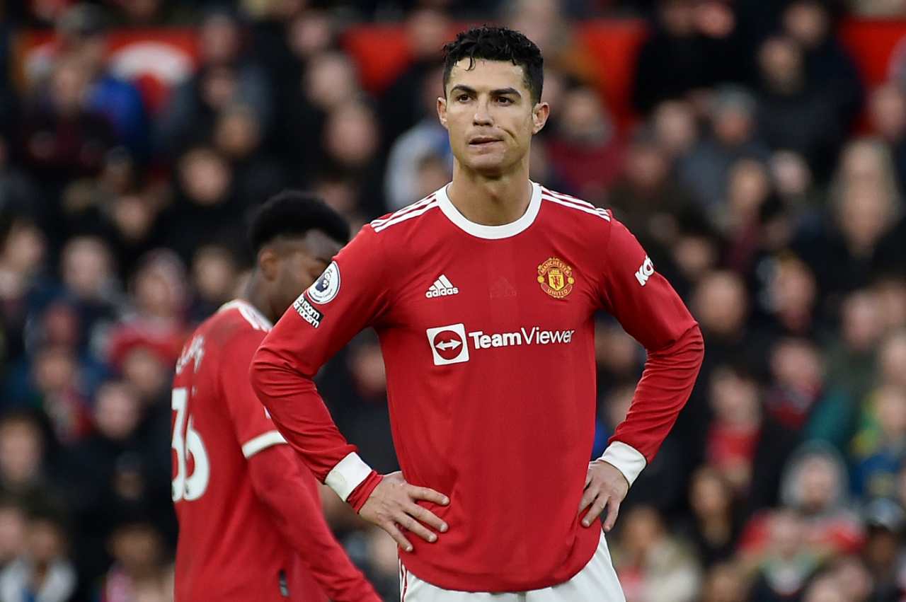 ronaldo manchester united reazione