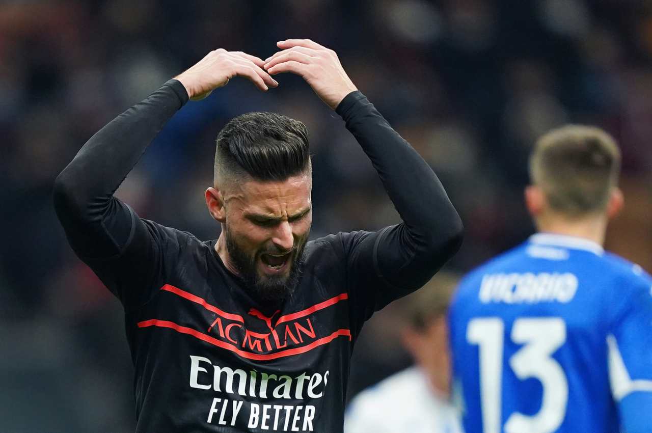 Milan, infortunio improvviso: UFFICIALE la Nazionale chiama Giroud