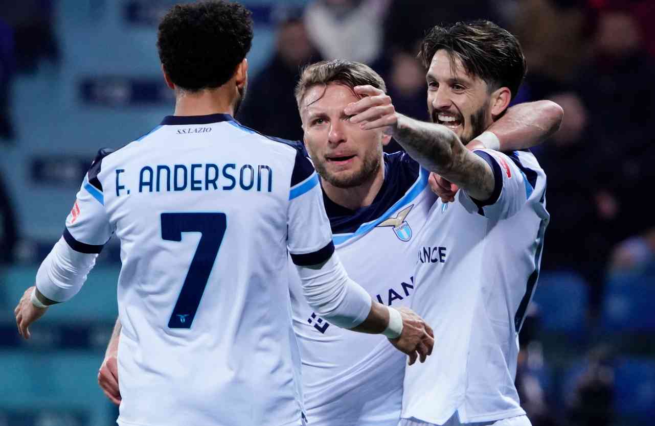 Cagliari-Lazio 0-3: Immobile, Luis Alberto e Felipe Anderson i marcatori