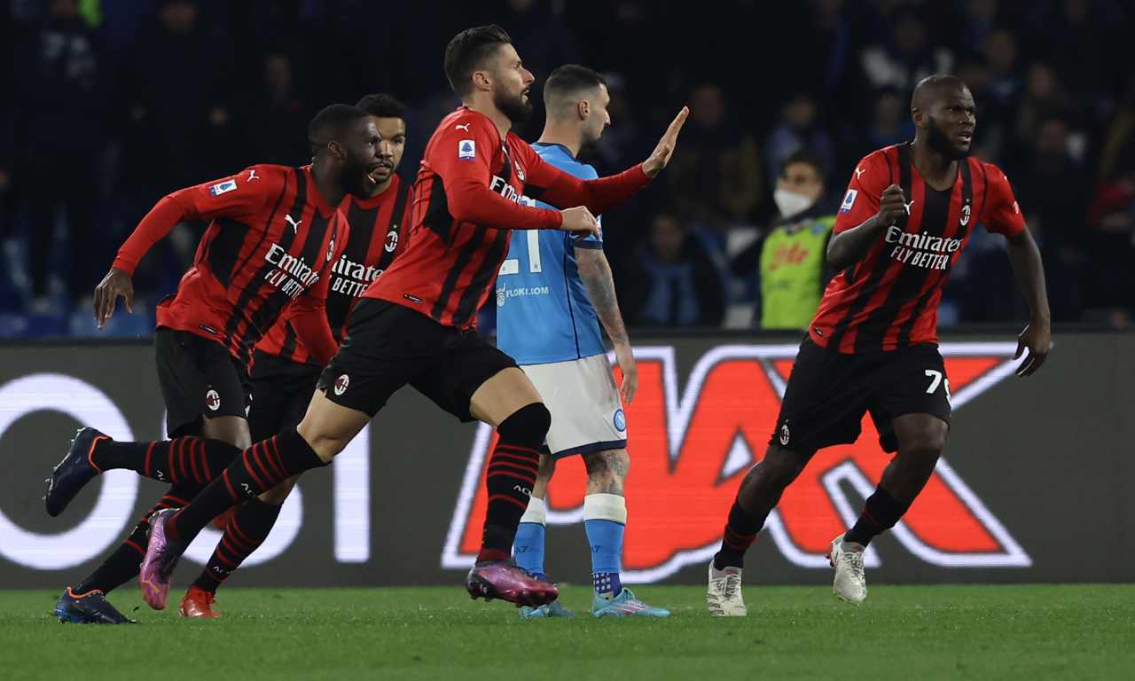 Serie A, Napoli-Milan 0-1 | Giroud punisce anche Spalletti: colpo scudetto