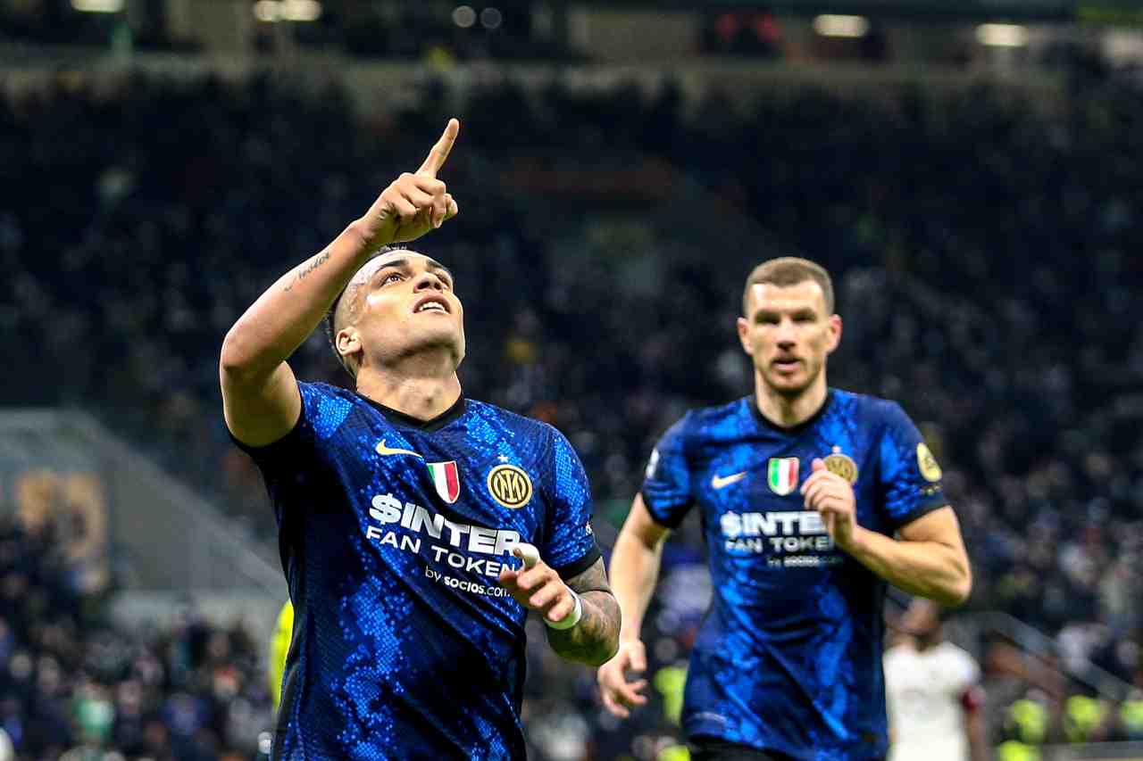 Inter Salernitana Dzeko Lautaro 
