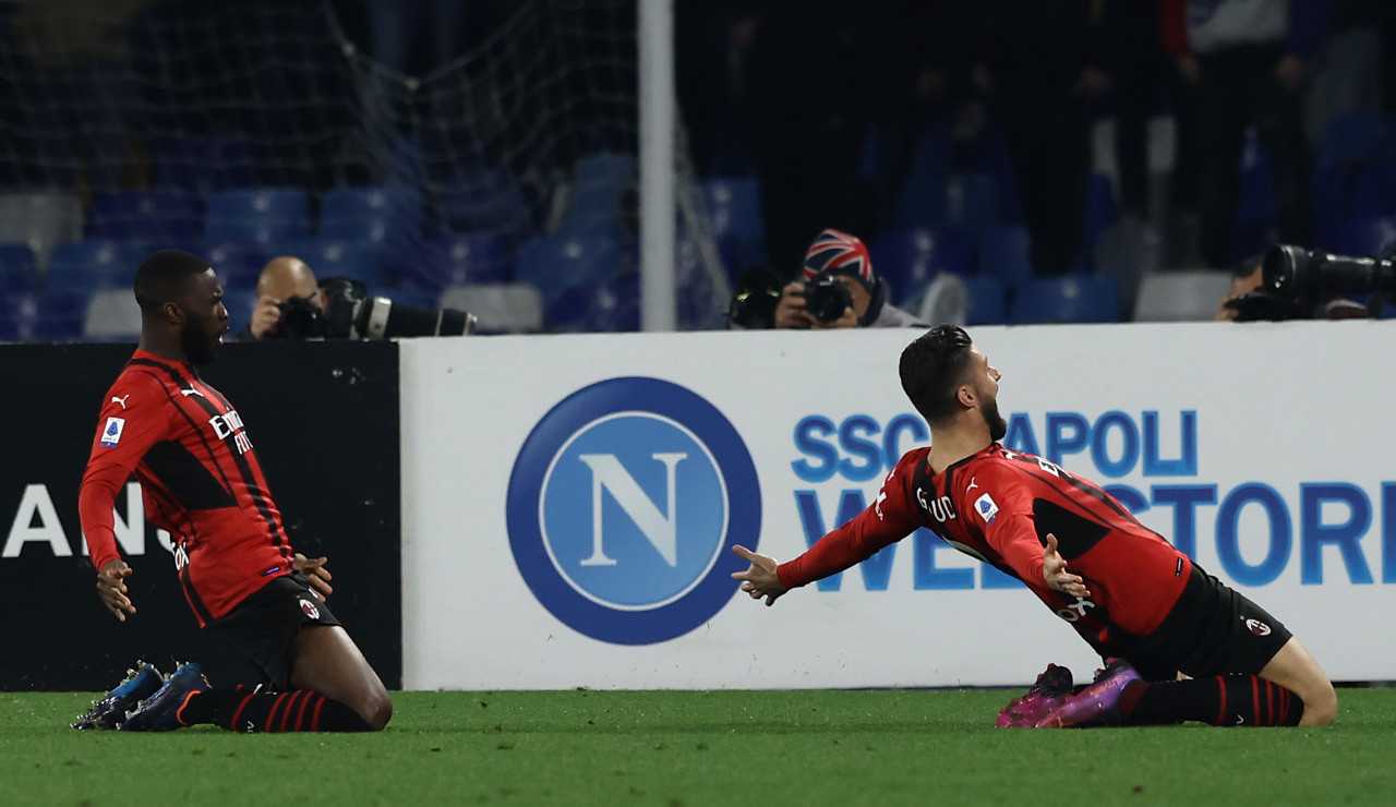 Milan, oggi Giroud è tornato sul campo, per un programma personalizzato