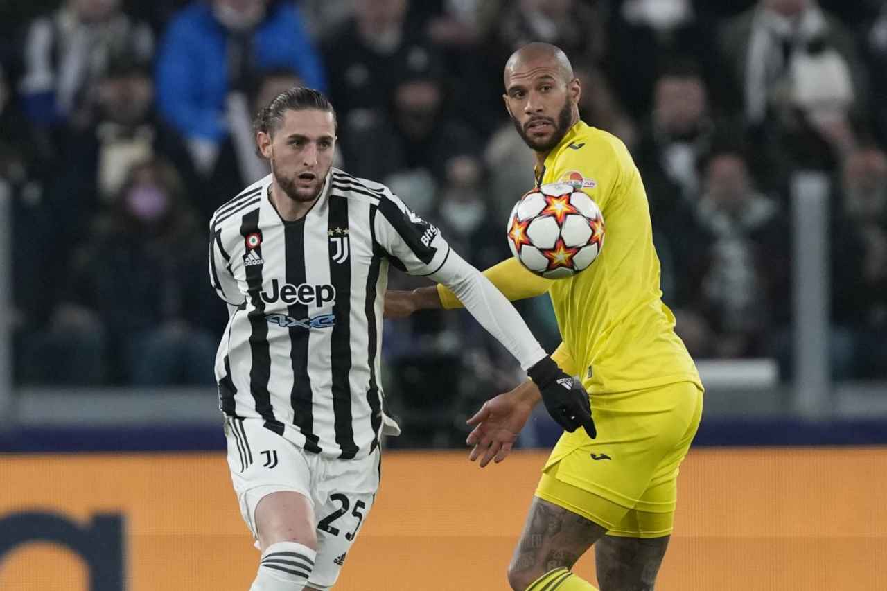 Juventus, Rabiot svela cos'ha fatto Allegri dopo il Villarreal