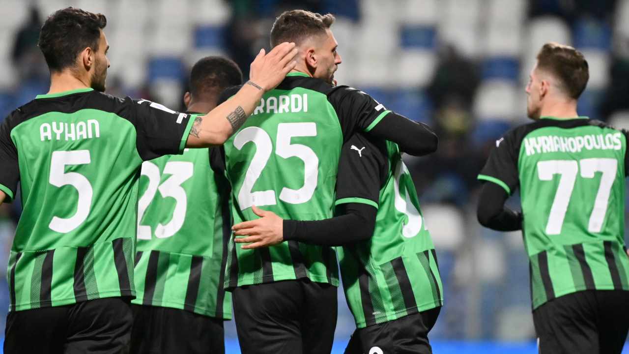 Serie A, Sassuolo-Spezia 4-1: Dionisi vola con Berardi e Scamacca