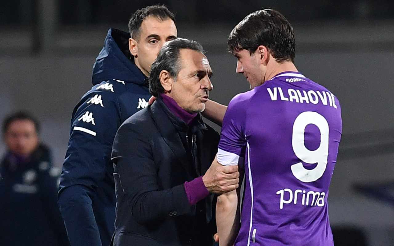 Vlahovic ritrova la Fiorentina | La Juventus ringrazia Prandelli