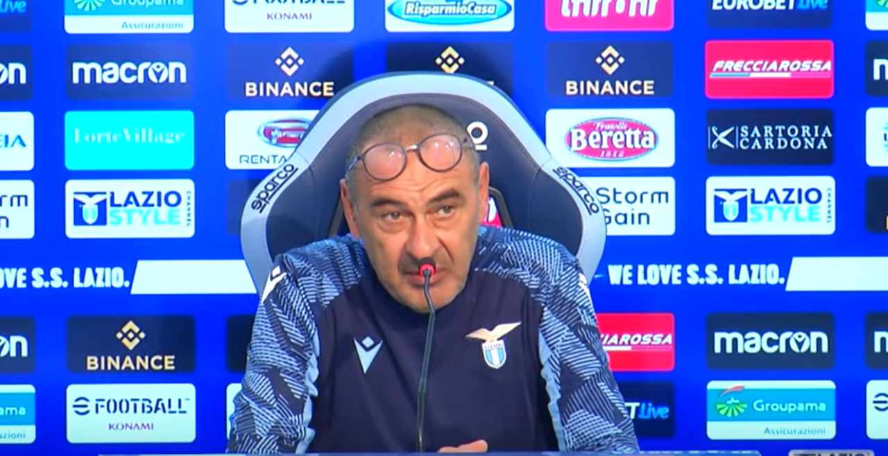 maurizio sarri derby roma lazio conferenza