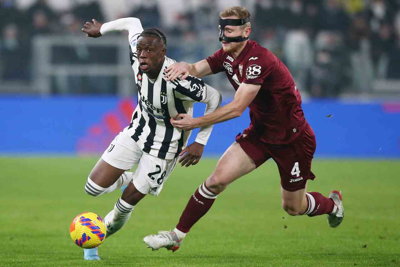 Juventus-Inter: Zakaria recuperato, Alex Sandro in dubbio