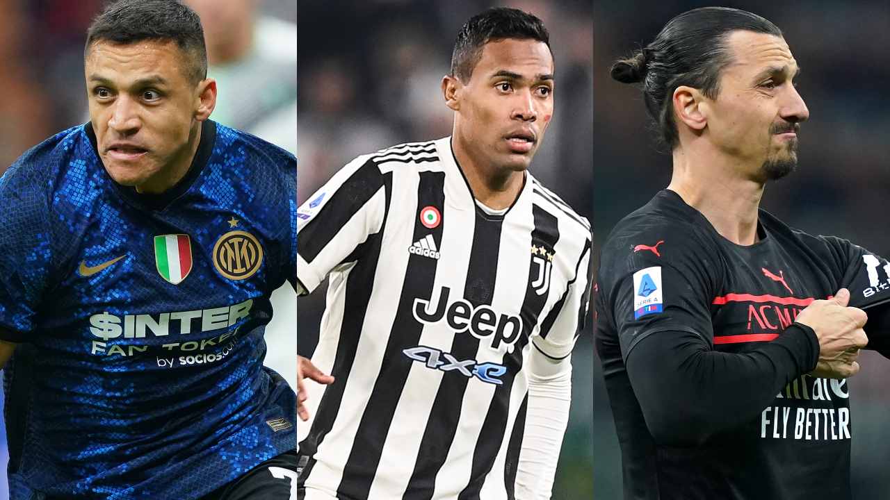Inter, Juventus e Milan: quanti addii