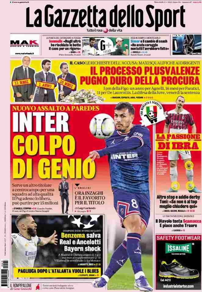 La Gazzetta dello Sport | Inter colpo di genio