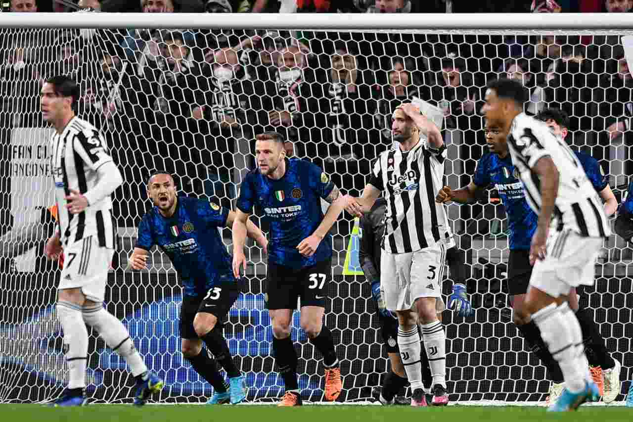 Juve-Inter, doppio episodio: da Lautaro a Rabiot