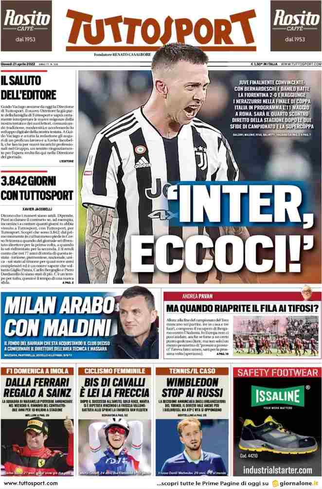Tuttosport | 'Inter Eccoci!'