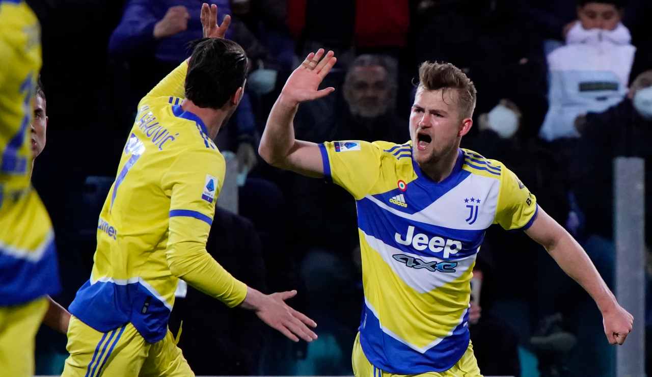 Juventus in formato futuro: de Ligt e Vlahovic valgono tre punti