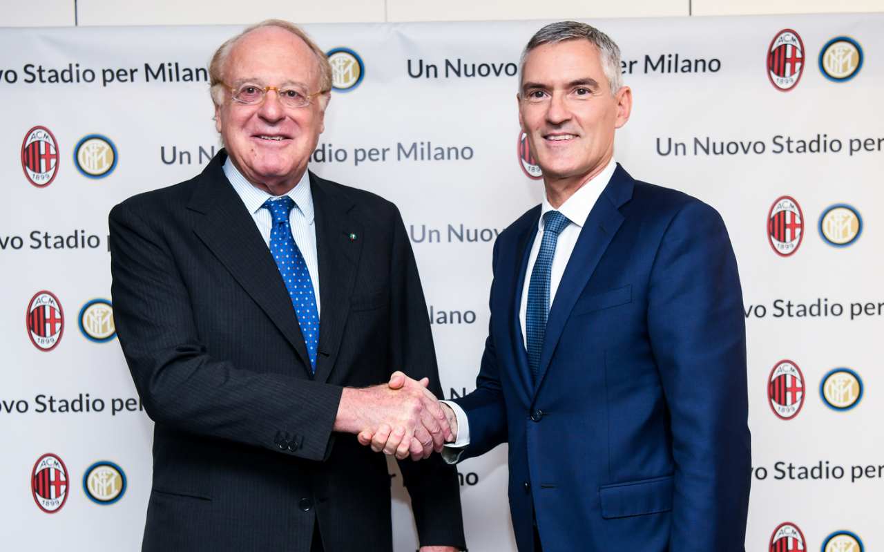 scaroni antonello milan inter nuovo stadio investcorp alardhi