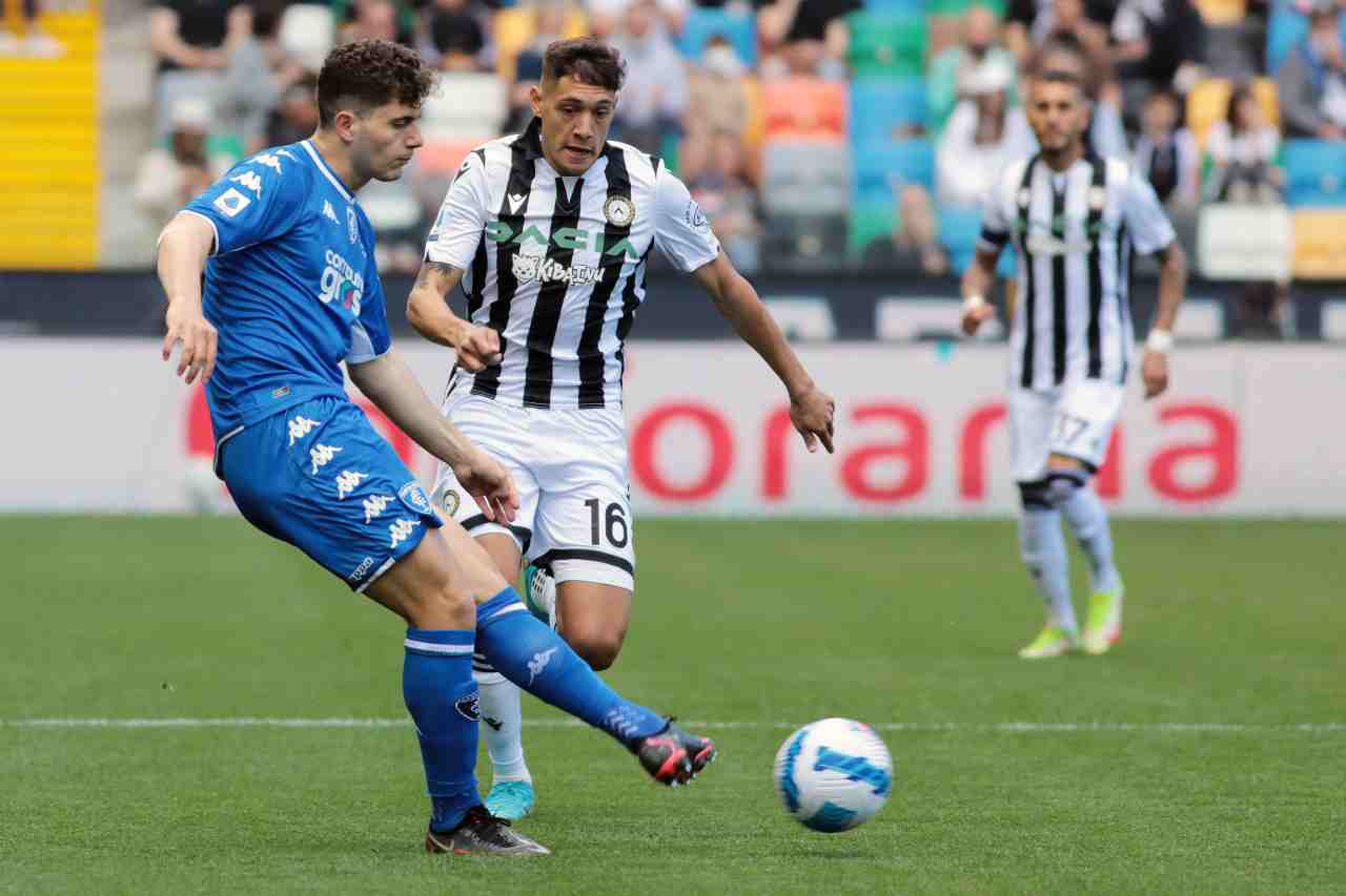 DIRETTA Serie A, Udinese-Empoli 1-0 | Finisce il primo tempo LIVE