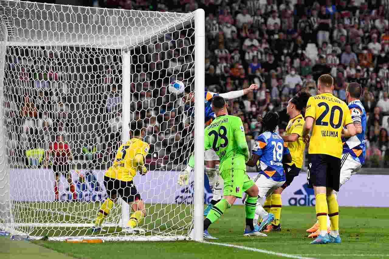 PAGELLE e TABELLINO Juventus-Bologna 1-1 | Vlahovic non salva Allegri, fantasma Dybala