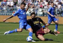 Serie A, Empoli-Salernitana 1-1: Perotti spreca 3 punti dal dischetto