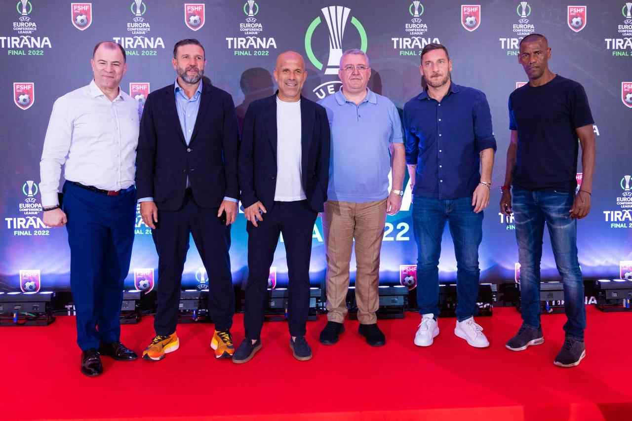 Conference League_ da Totti a Di Biagio, tutti a Tirana
