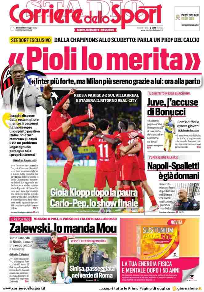 Corriere dello Sport | "Pioli lo merita"