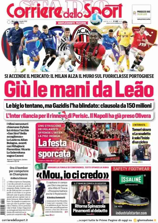 Corriere dello Sport | Giù le mani da Leao