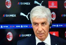 Gasperini: "Il Milan merita lo scudetto", poi lascia l'intervista