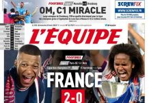 L'Equipe | France 2-0 Espagne