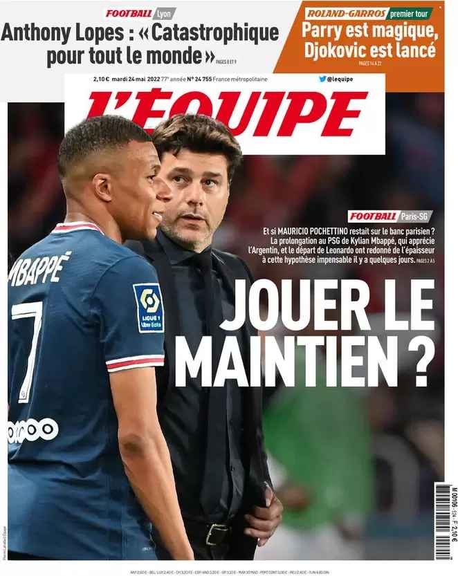 L'Equipe | Jouer le maintien?