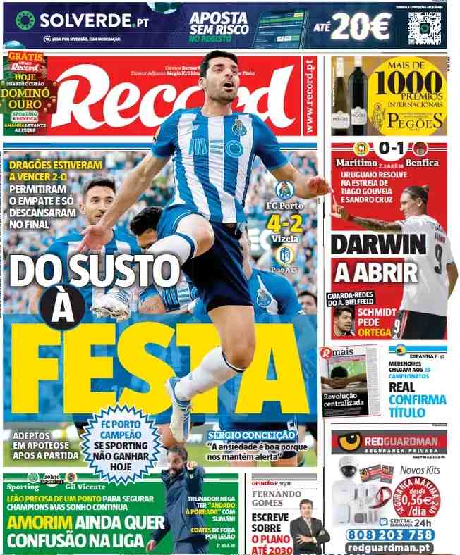 Record - Do susto a festa