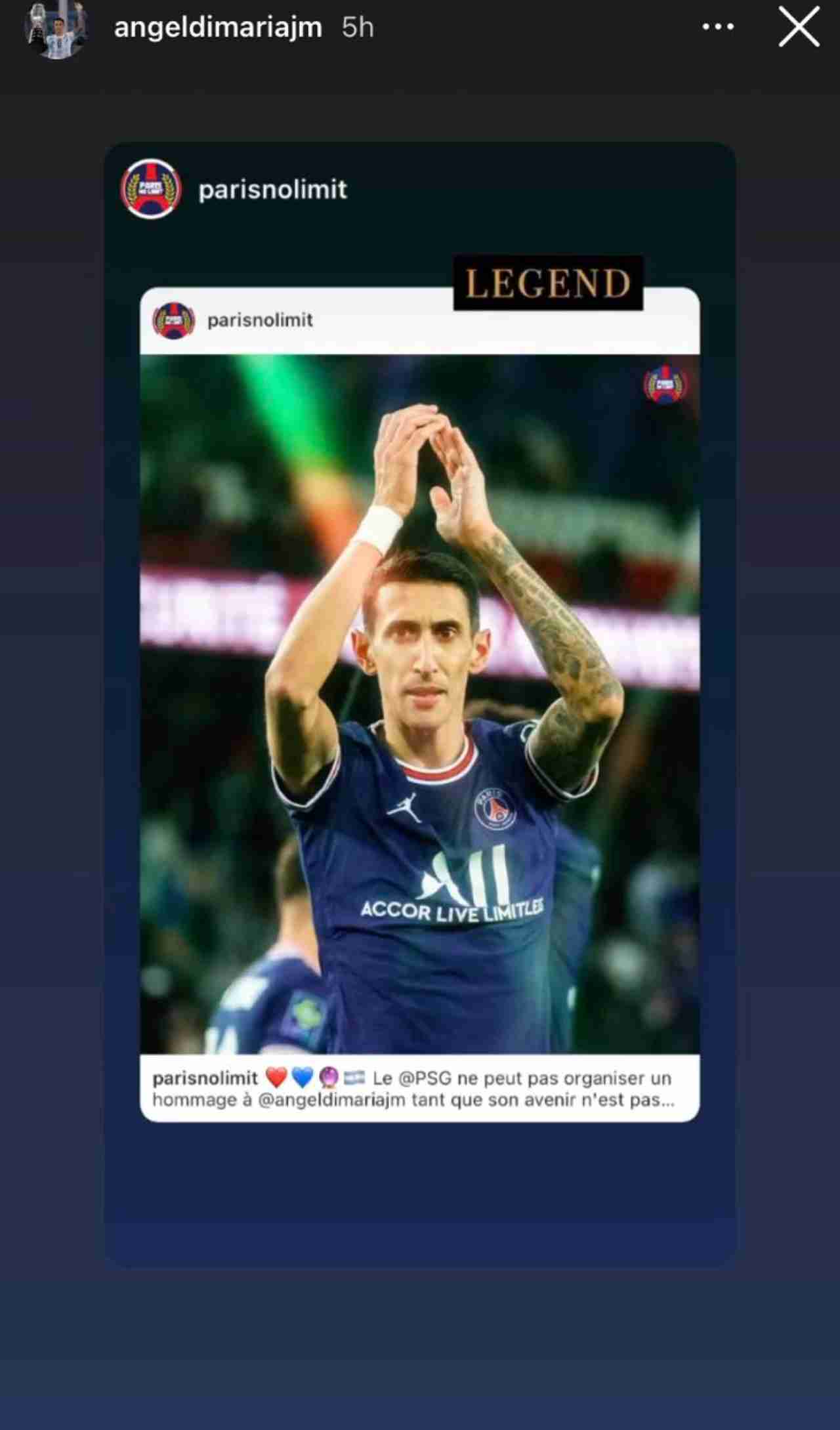 Di Maria alla Juventus: El Fideo spera ancora nel Psg