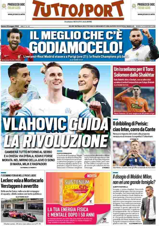 TuttoSport - Vlahovic guida la rivoluzione