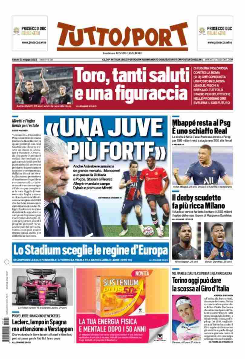tuttosport 21 maggio